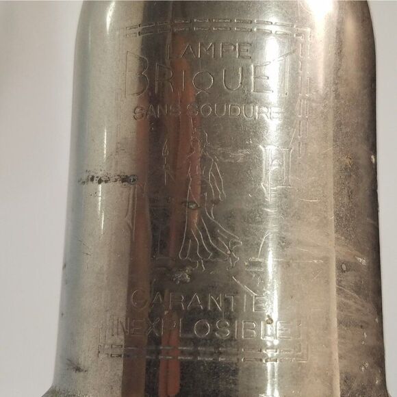 Vintage French Marianne Sower Lampe Briquet Sans Soudure Estate As Is - Picture 5 of 11